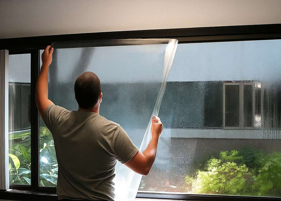 Commercial window film
