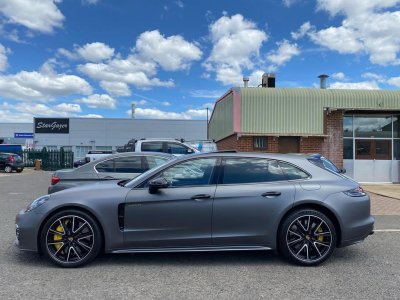 Porsche Hybrid Tints and Wrap