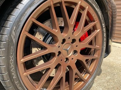 Bronze alloy wheel refurb Shady Tints