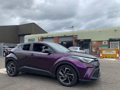 Purple vehicle colour-coding South London
