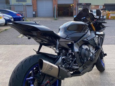 Motorbike vinyl wrap by Shady Tints