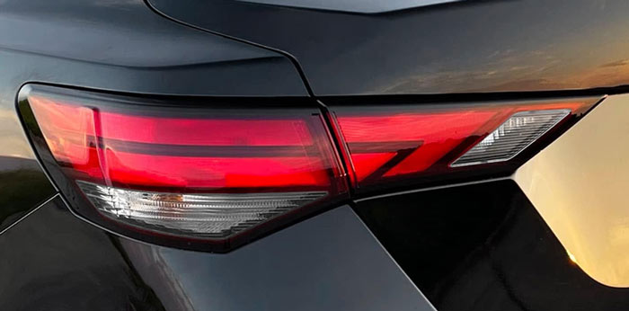 Rear-light tint — before