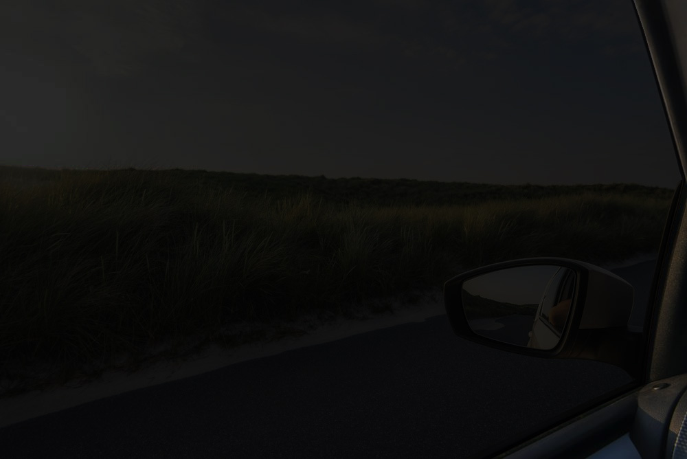 View through Limo Black window tint