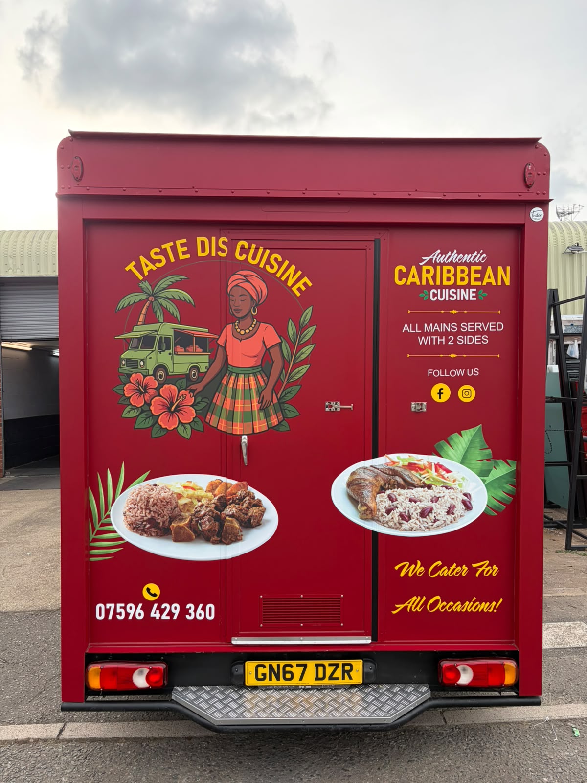 Food van graphics