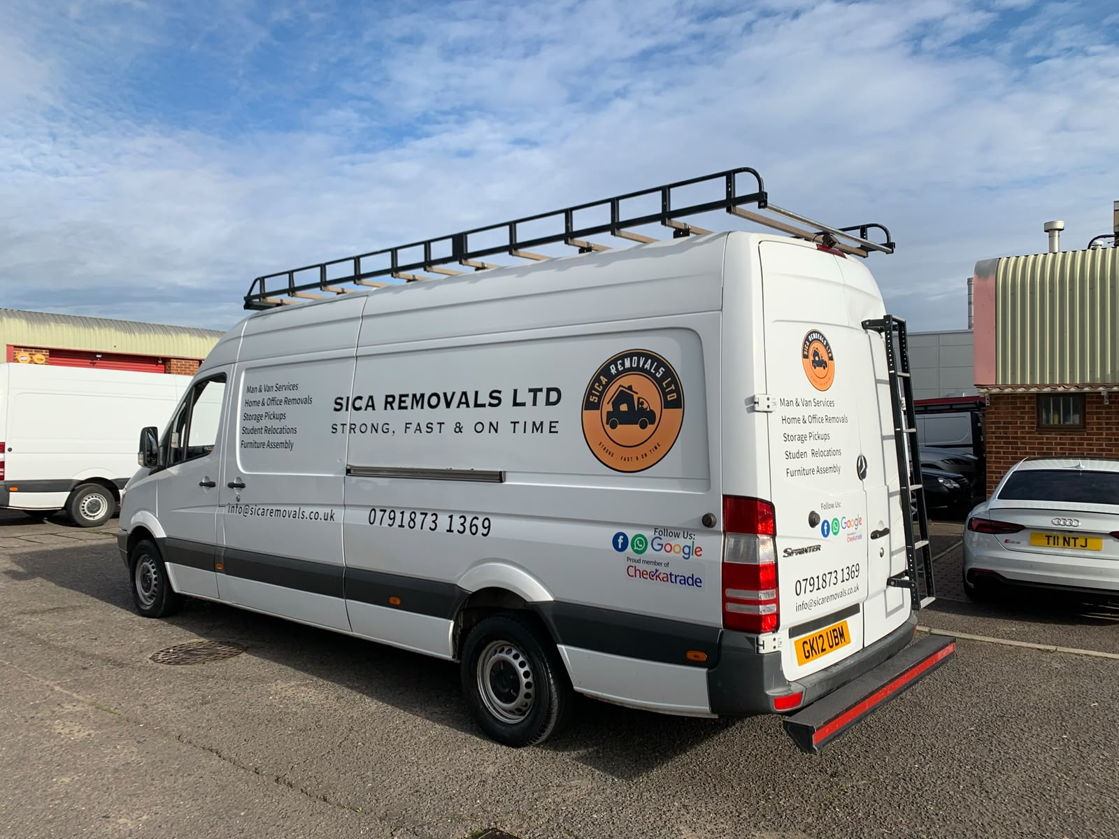 Commercial van signwriting
