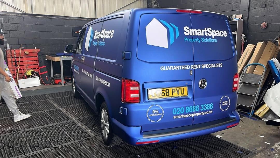 Van wrapping example